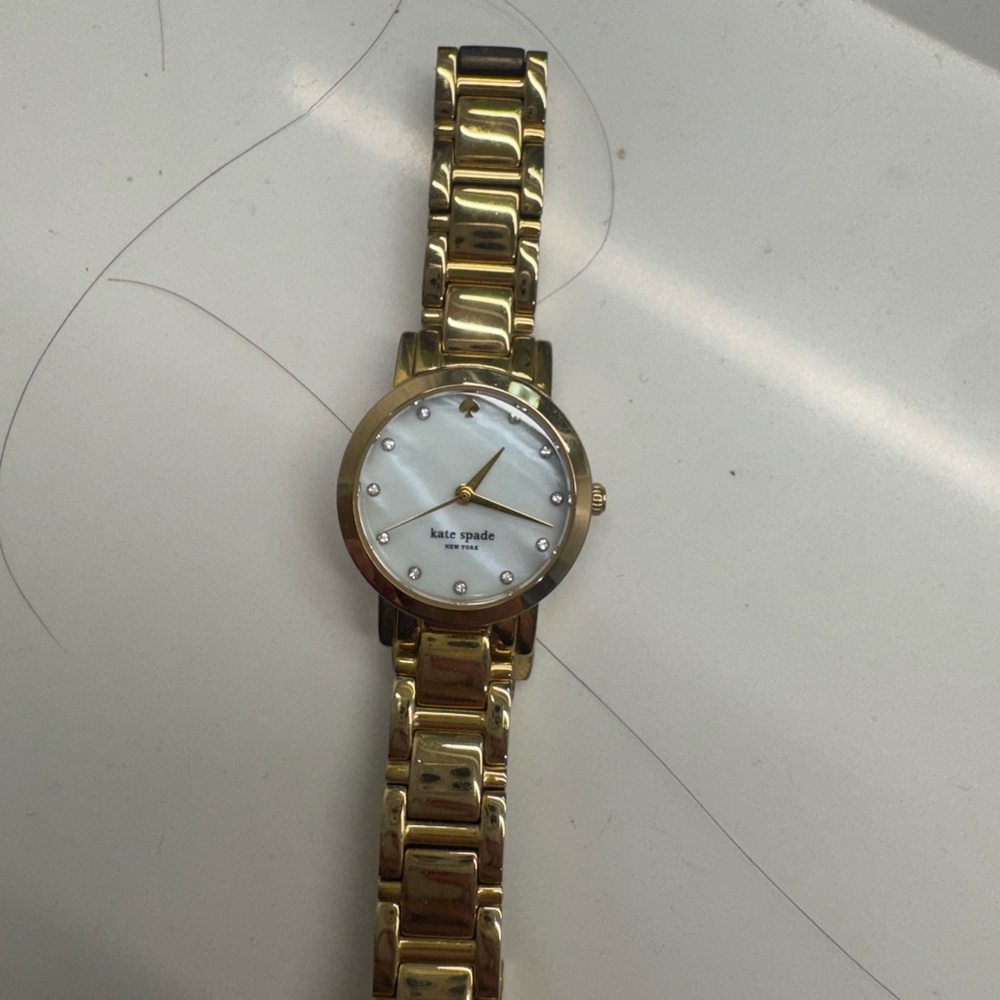 kate spade gold bracelet watch
